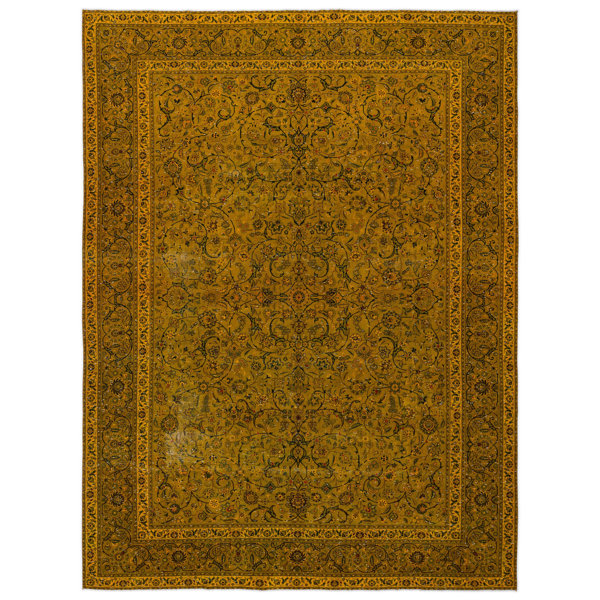 Masoud Farsi Natural Traditional Oriental Wool Cotton Handwoven Area
